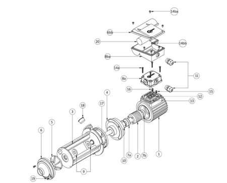 Kühlmittelpumpen AP21 Teile