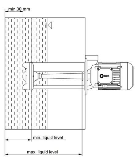 Kühlmittelpumpen AP21 Zeichnung